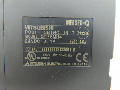 Mitsubishi QD75MH4 Melsec-Q Positioning Unit 24VDC 0.1A