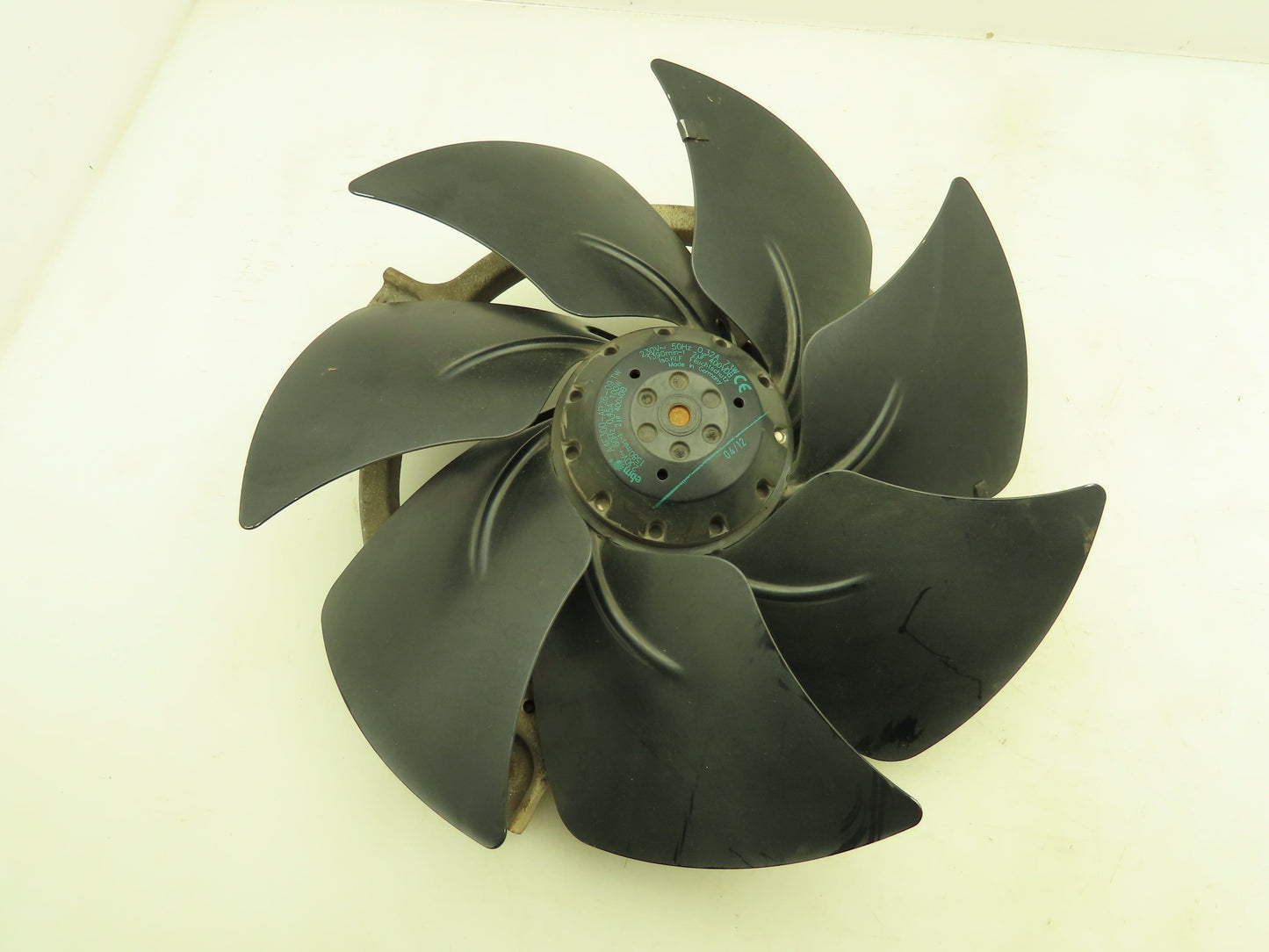 Ebm A4E300-AP26-09 AC Axial Cooling Fan Steel Blades 230V 1PH .45A 100W 300mm