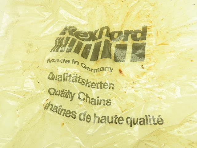 Rexnord 10B-1 Single Strand Steel #50 Riveted Roller Chain 5/8" Pitch 10'