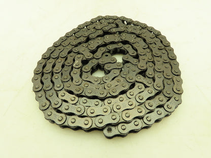 Rexnord 10B-1 Single Strand Steel #50 Riveted Roller Chain 5/8" Pitch 10'