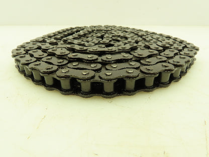 Rexnord 10B-1 Single Strand Steel #50 Riveted Roller Chain 5/8" Pitch 10'