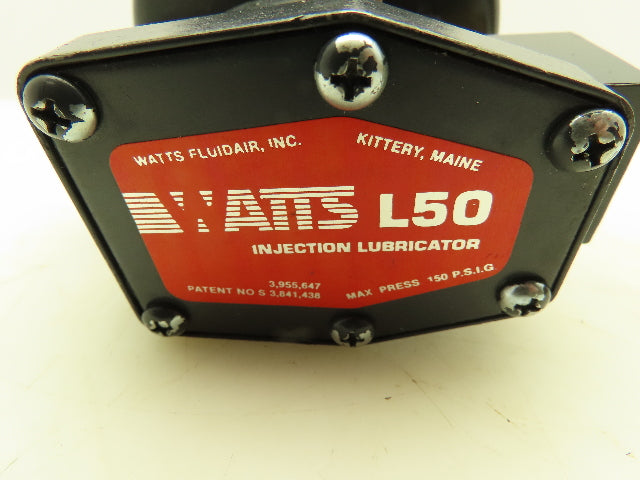 Watts L50-06R Pneumatic Air Line Injection Lubricator 30-150PSI 3/4" NPT