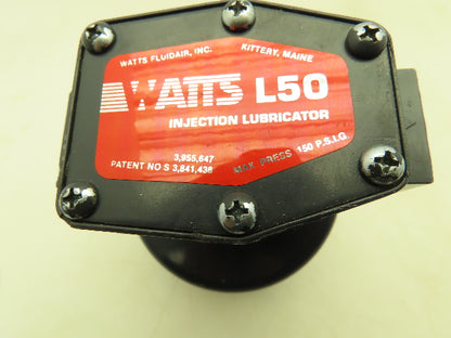 Watts L50-06R Pneumatic Air Line Injection Lubricator 30-150PSI 3/4" NPT