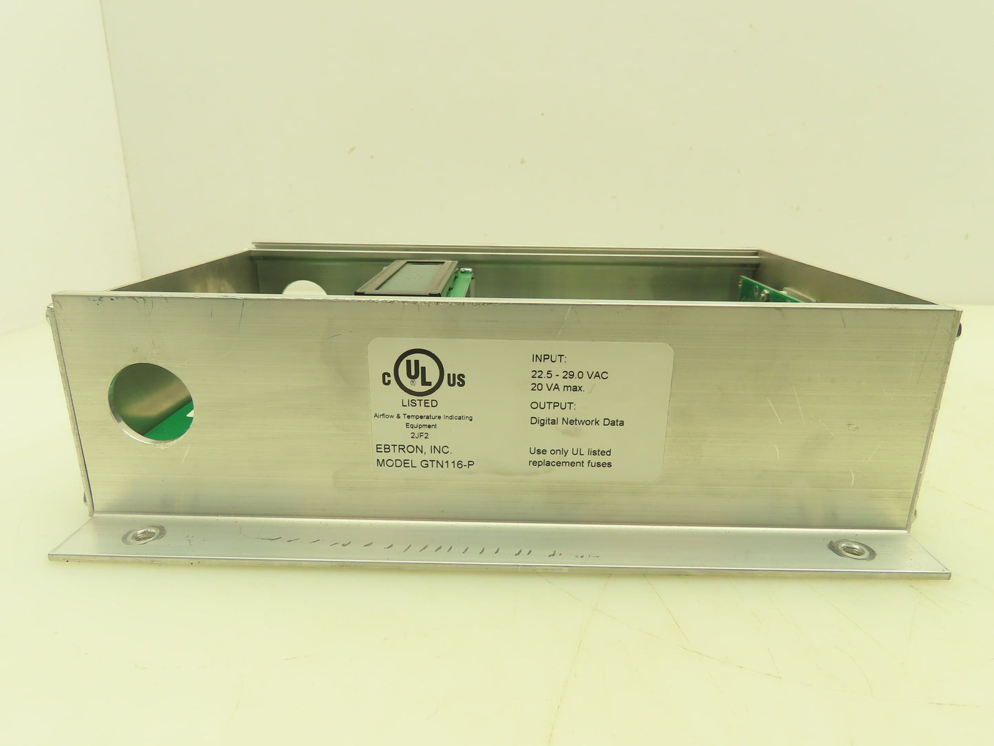 Ebtron GTN116-P Airflow Temperature Indicating Network Transmitter LCD Display