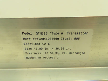 Ebtron GTN116-P Airflow Temperature Indicating Network Transmitter LCD Display