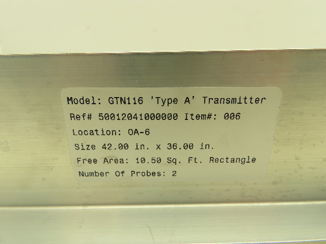 Ebtron GTN116-P Airflow Temperature Indicating Network Transmitter LCD Display