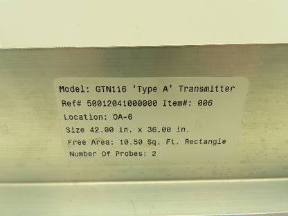 Ebtron GTN116-P Airflow Temperature Indicating Network Transmitter LCD Display