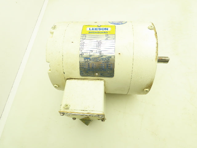 Leeson C6T17VC4E Washguard Electric Motor 1/2Hp 1725 RPM 3PH 230/460V C56C
