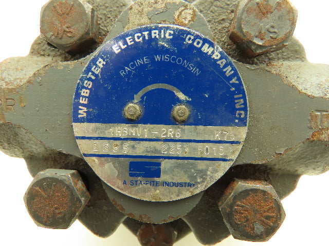 Webster Electric 1HBMV1-2RB Hydraulic Pump 1/2" NPT HB Series