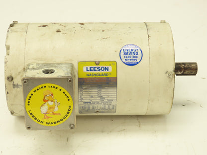 Leeson C145T17VC1E Washguard AC Motor 1.5Hp 1740 RPM 230/460V 3PH J145TC