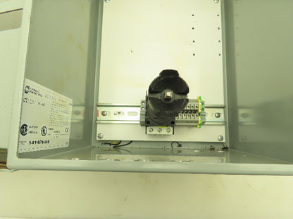 Hammond 1414PHK8 Electrical Enclosures 12x10x8" 25A Disconnect Backplate