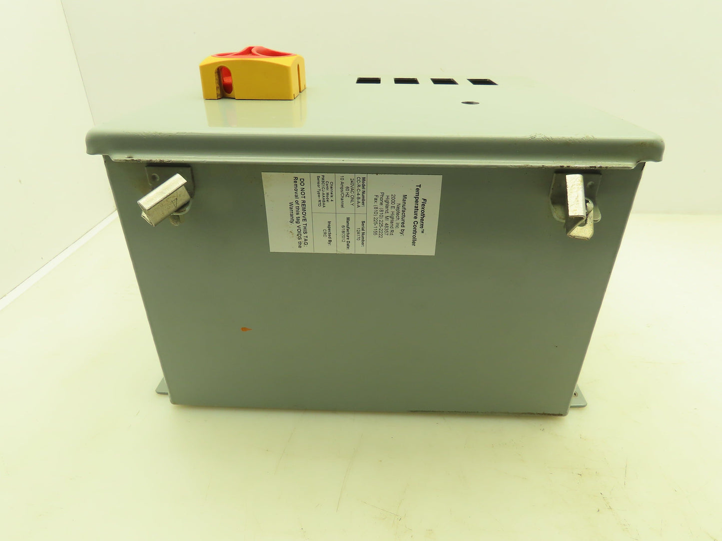 Hammond 1414PHK8 Electrical Enclosures 12x10x8" 25A Disconnect Backplate