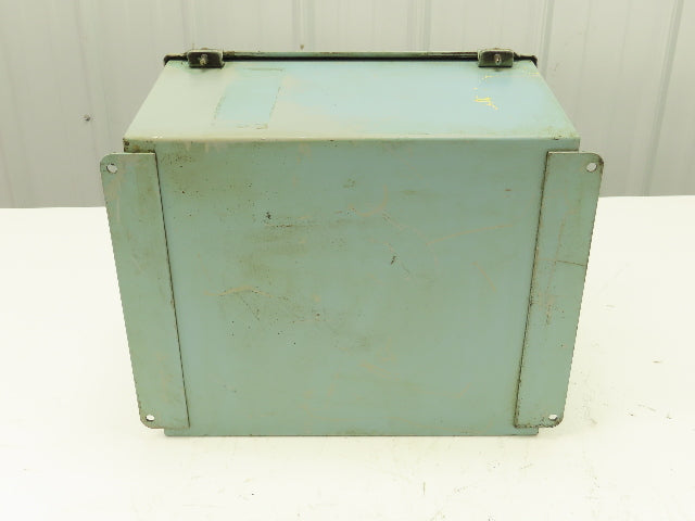 Hoffman A14128CH Electrical Enclosure 14x12x8" Terminal Block 9.5x5.5" Cutout