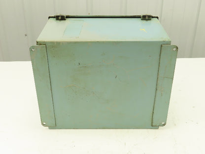 Hoffman A14128CH Electrical Enclosure 14x12x8" Terminal Block 9.5x5.5" Cutout