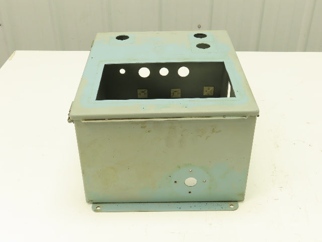 Hoffman A14128CH Electrical Enclosure 14x12x8" Terminal Block 9.5x5.5" Cutout