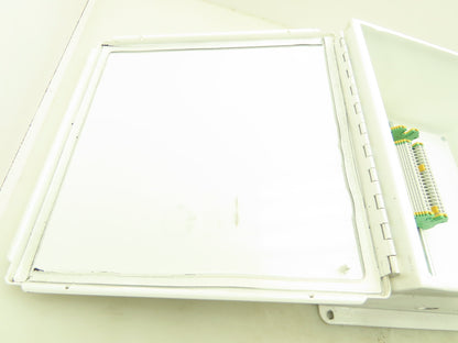 Hoffman A1212CH Electrical Enclosure 12x12x6" Backplate Terminal Blocks