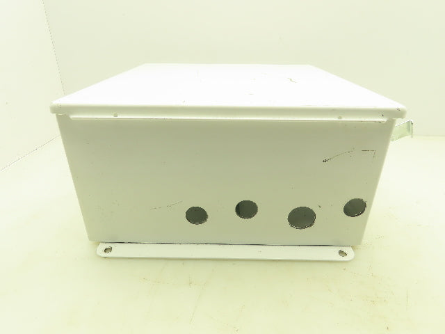 Hoffman A1212CH Electrical Enclosure 12x12x6" Backplate Terminal Blocks