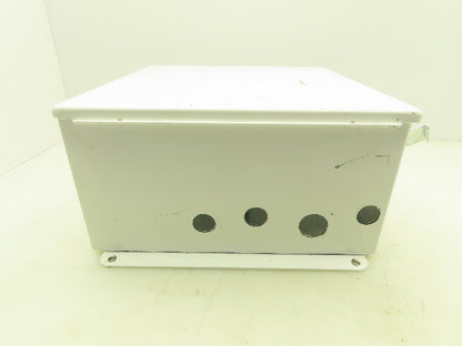 Hoffman A1212CH Electrical Enclosure 12x12x6" Backplate Terminal Blocks