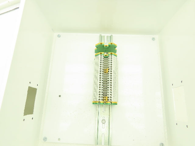 Hoffman A1212CH Electrical Enclosure 12x12x6" Backplate Terminal Blocks