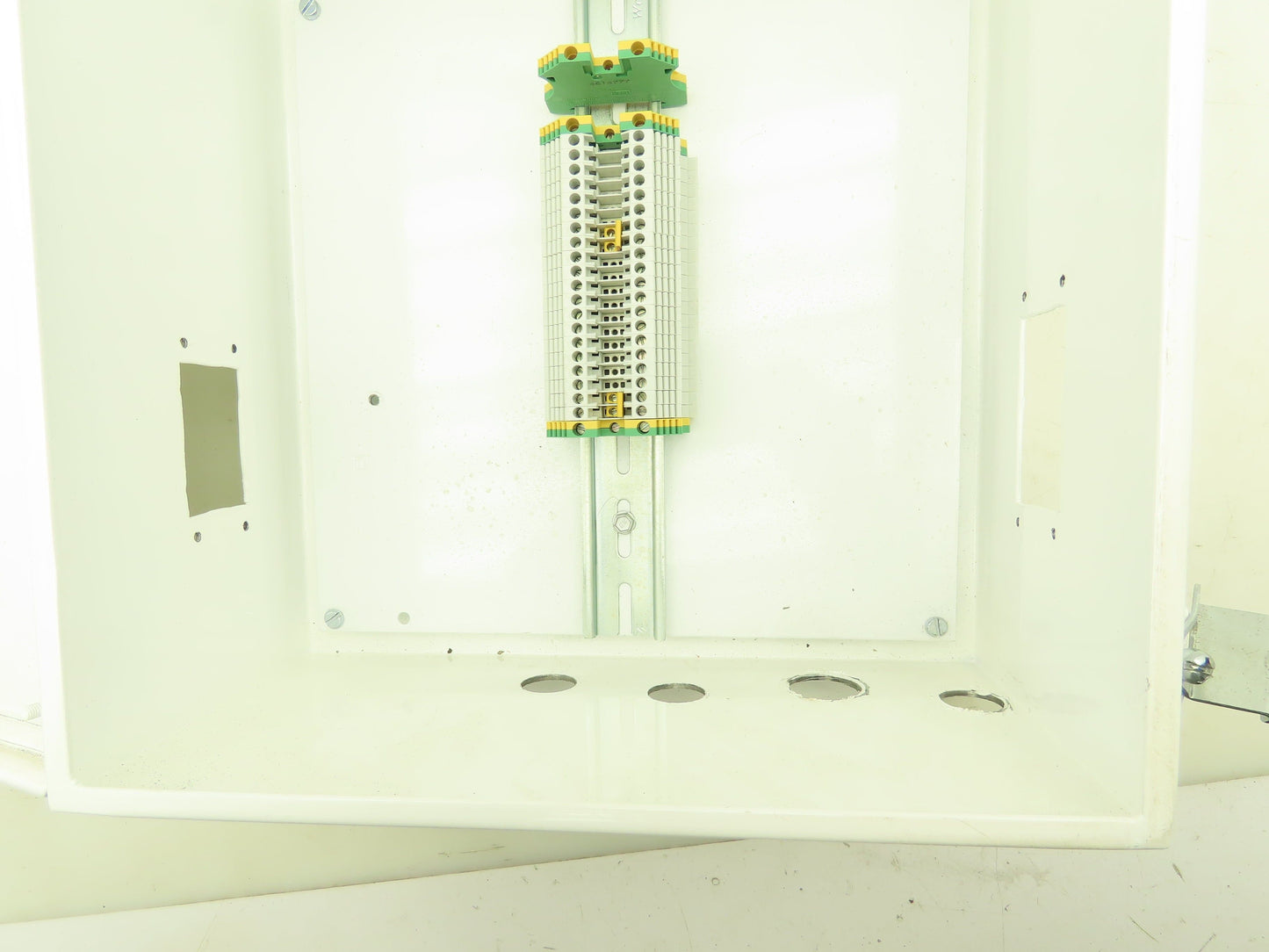 Hoffman A1212CH Electrical Enclosure 12x12x6" Backplate Terminal Blocks