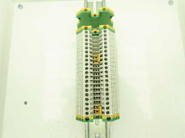Hoffman A1212CH Electrical Enclosure 12x12x6" Backplate Terminal Blocks