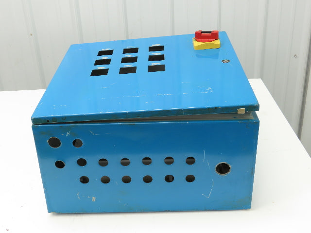 Hoffman Electrical Enclosure 20x16x8" Wall Mount Backplate JIC Disconnect