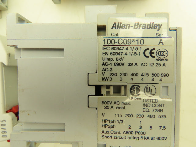 AB Bussmann Contactor Relay Fuseholder Terminal Blocks 120V Coil Mixed Lot