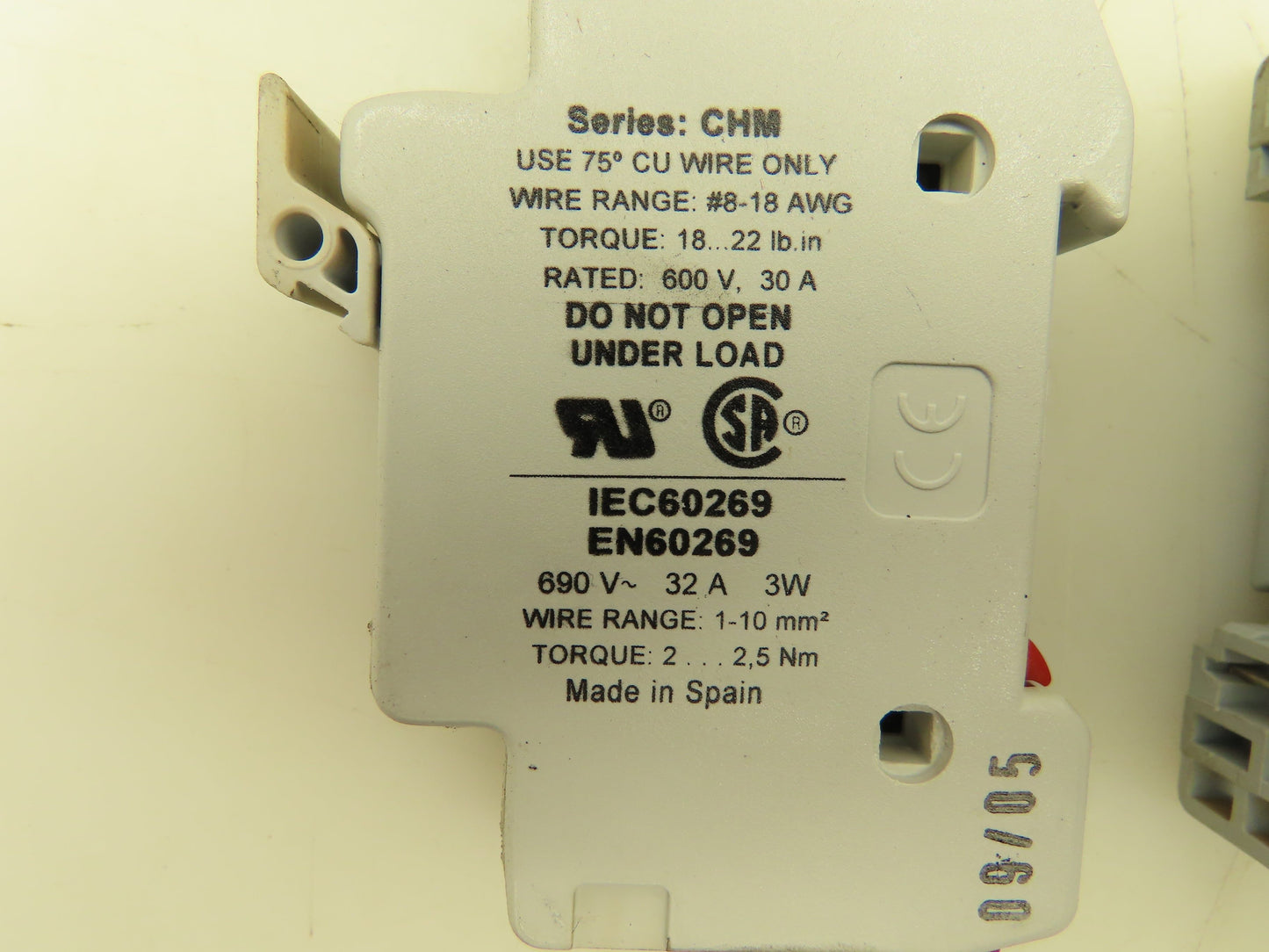 AB Bussmann Contactor Relay Fuseholder Terminal Blocks 120V Coil Mixed Lot