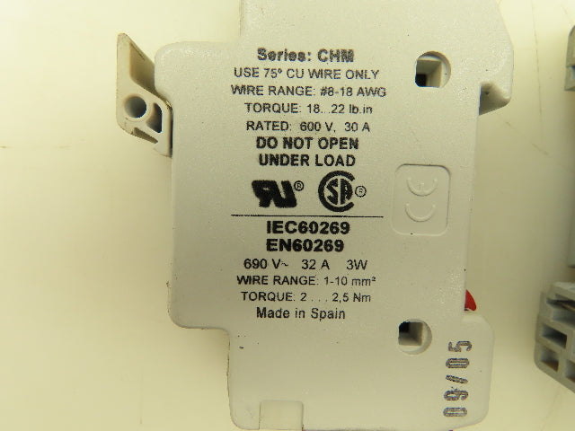 AB Bussmann Contactor Relay Fuseholder Terminal Blocks 120V Coil Mixed Lot