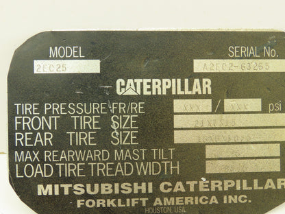 Char-Lynn Eaton 243-4015-002 Hydraulic Power Steering Pump CAT Forklift 2EC25