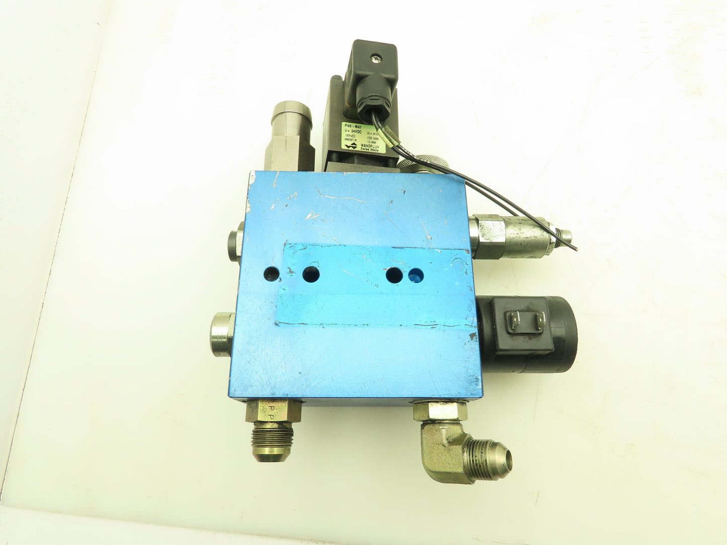 Wandfluh PI45-M40 Proportional Solenoid 24VDC Valve Manifold  Raymond Forklift