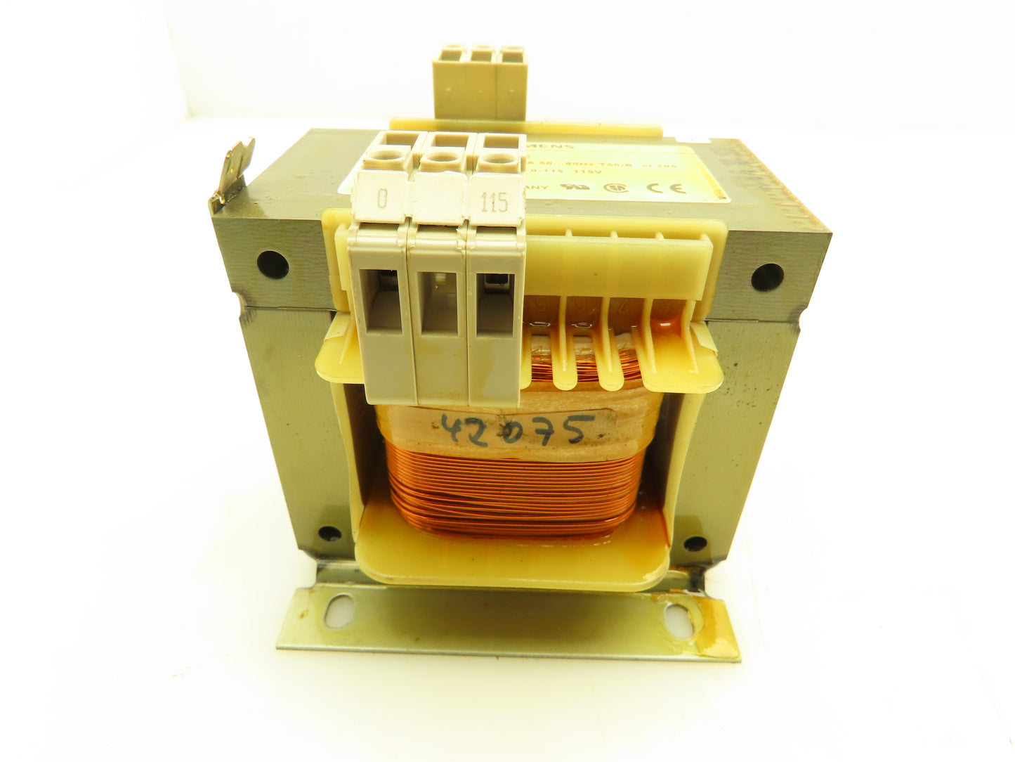 Siemens 4AM8195-0AC10-0C Control Power Transformer HV 208V LV 115V Kaeser