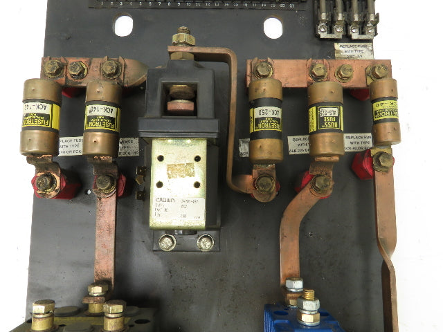 Hyster J40XMT Electric Forklift Contactor Fuse Block Control Panel 24V
