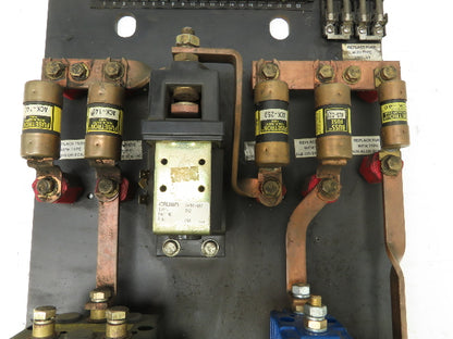 Hyster J40XMT Electric Forklift Contactor Fuse Block Control Panel 24V