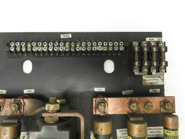 Hyster J40XMT Electric Forklift Contactor Fuse Block Control Panel 24V