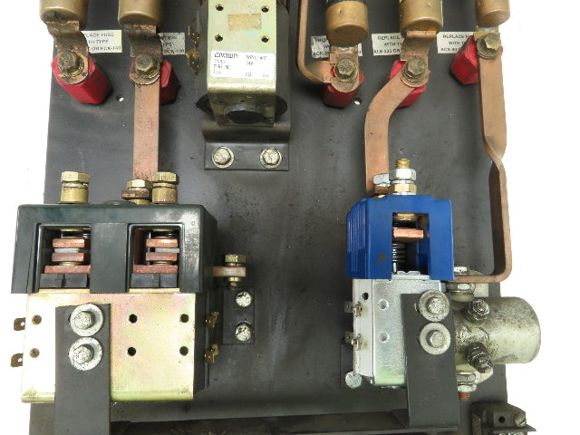 Hyster J40XMT Electric Forklift Contactor Fuse Block Control Panel 24V