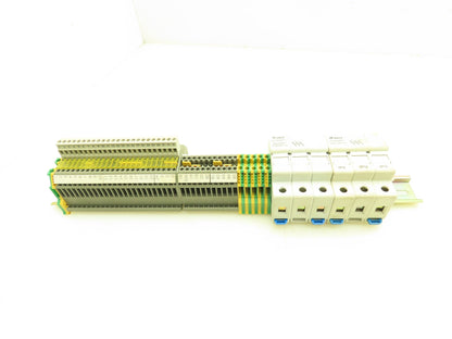 Wieland WK2,5U/D/8113S/V Terminal Blocks 250V Plug In Style Extras Lot of 24