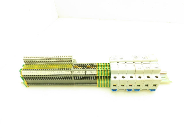 Wieland WK2,5U/D/8113S/V Terminal Blocks 250V Plug In Style Extras Lot of 24