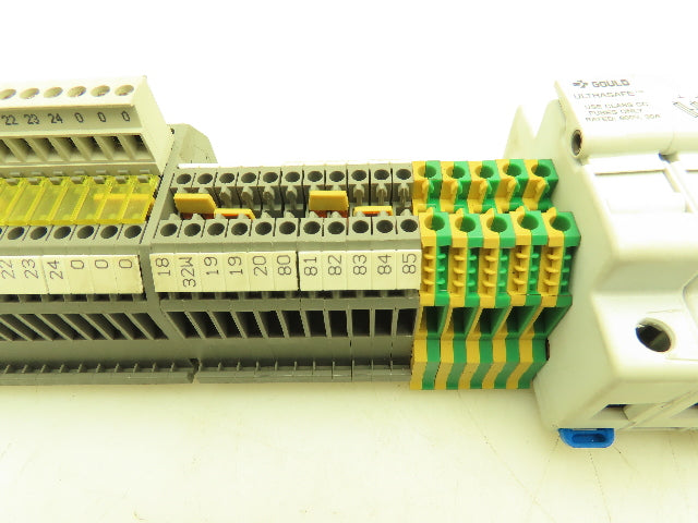 Wieland WK2,5U/D/8113S/V Terminal Blocks 250V Plug In Style Extras Lot of 24