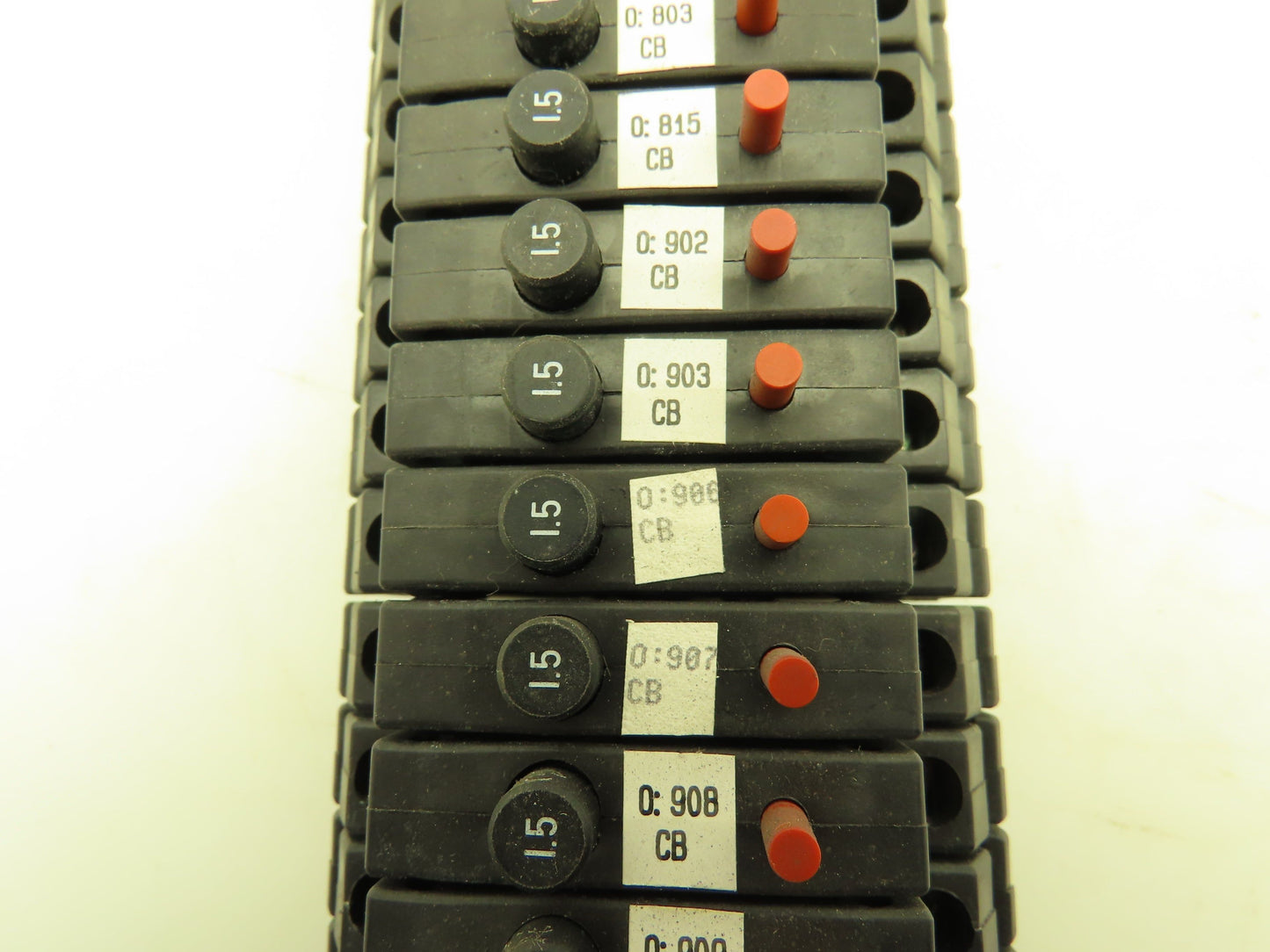 Allen Bradley 1492-GH015 Circuit Breaker Din Rail 250V 1.5A Trip Ser B Lot of 45