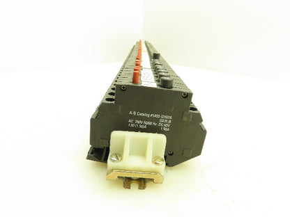 Allen Bradley 1492-GH015 Circuit Breaker Din Rail 250V 1.5A Trip Ser B Lot of 45