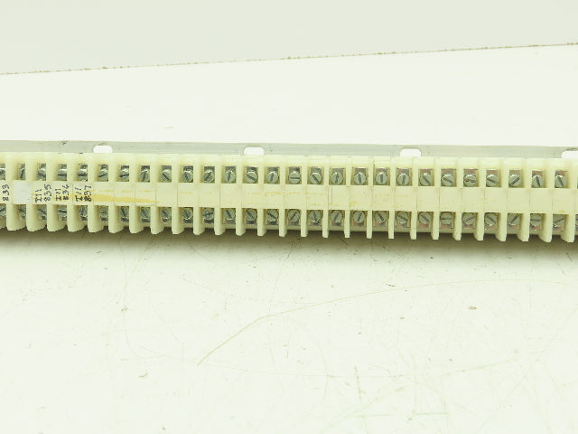 Allen Bradley 1492-F 36" DIN Rail Mount Terminal Block 300V 22-14 Awg Lot of 100