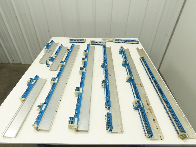 Allen Bradley 1492-F DIN Rail Mount Terminal Block 300V 14 Awg Blue Lot of 535