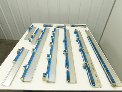 Allen Bradley 1492-F DIN Rail Mount Terminal Block 300V 14 Awg Blue Lot of 535