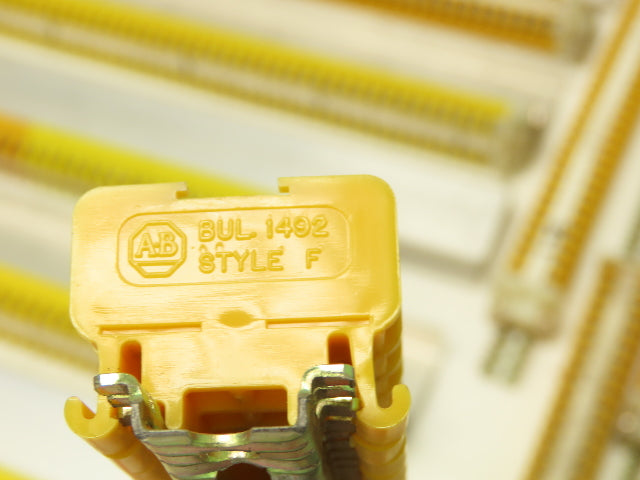 Allen Bradley 1492-F DIN Rail Mount Terminal Block 300V 14G Yellow Lot of 1100