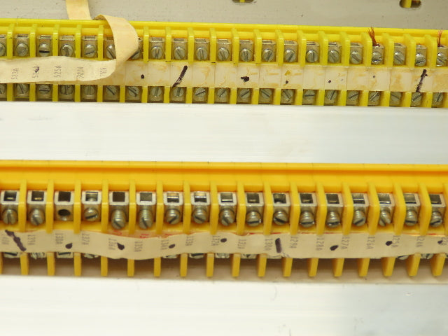 Allen Bradley 1492-F DIN Rail Mount Terminal Block 300V 14G Yellow Lot of 1100