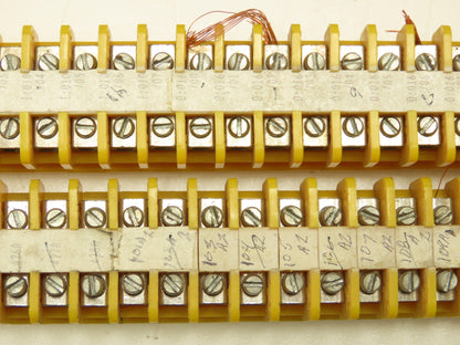 Allen Bradley 1492-F DIN Rail Mount Terminal Block 300V 14G Yellow Lot of 1100