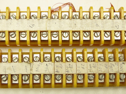 Allen Bradley 1492-F DIN Rail Mount Terminal Block 300V 14G Yellow Lot of 1100