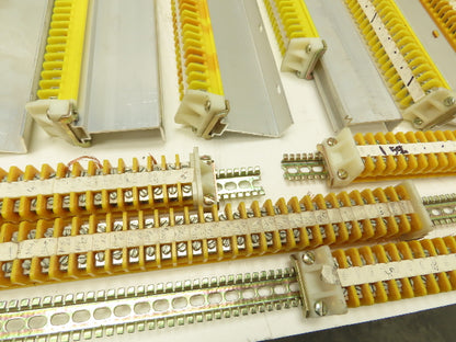 Allen Bradley 1492-F DIN Rail Mount Terminal Block 300V 14G Yellow Lot of 1100