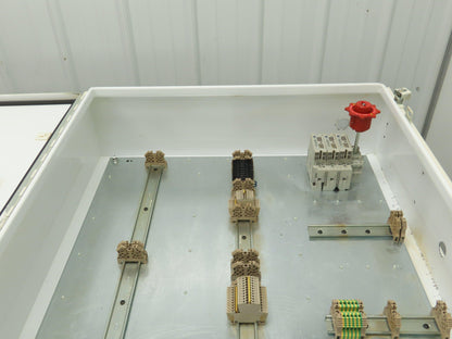 Hoffman A303008LP Electrical Enclosure Control Panel 30x30x8" 30A 3Ph Disconnect